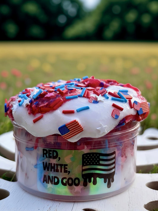 RED, WHITE, AND GOO
