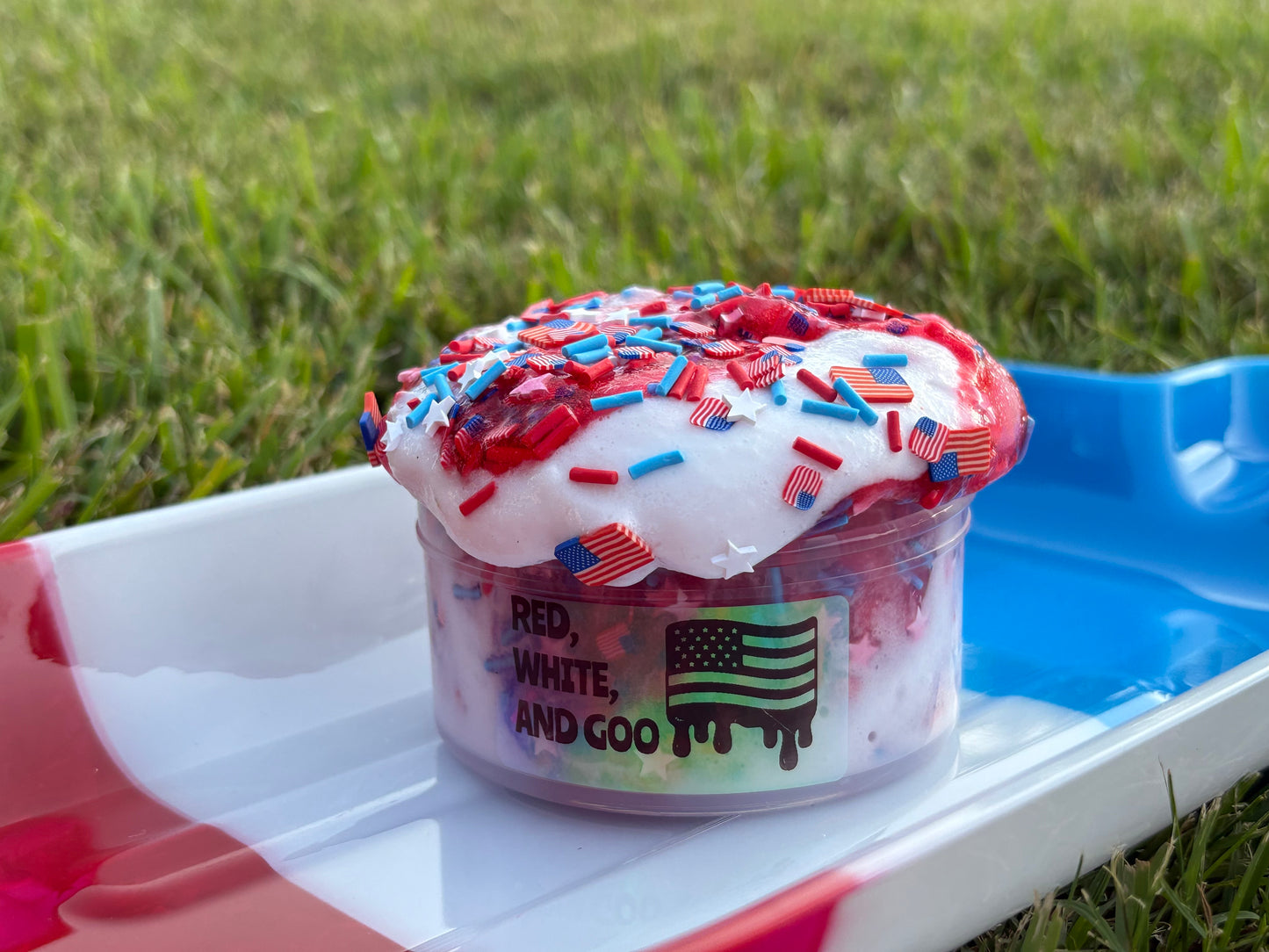 RED, WHITE, AND GOO