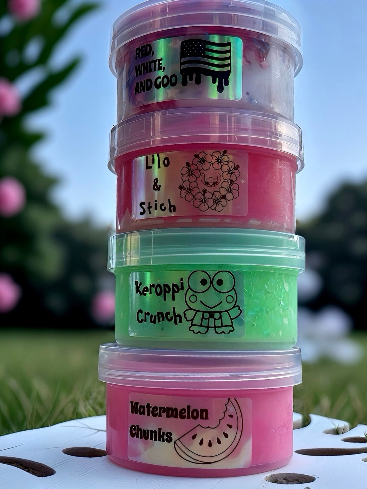RED, WHITE, AND GOO